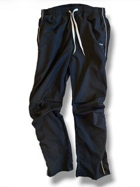 Manfinity Men's Campus Track Pants Black Athletic Joggers XL